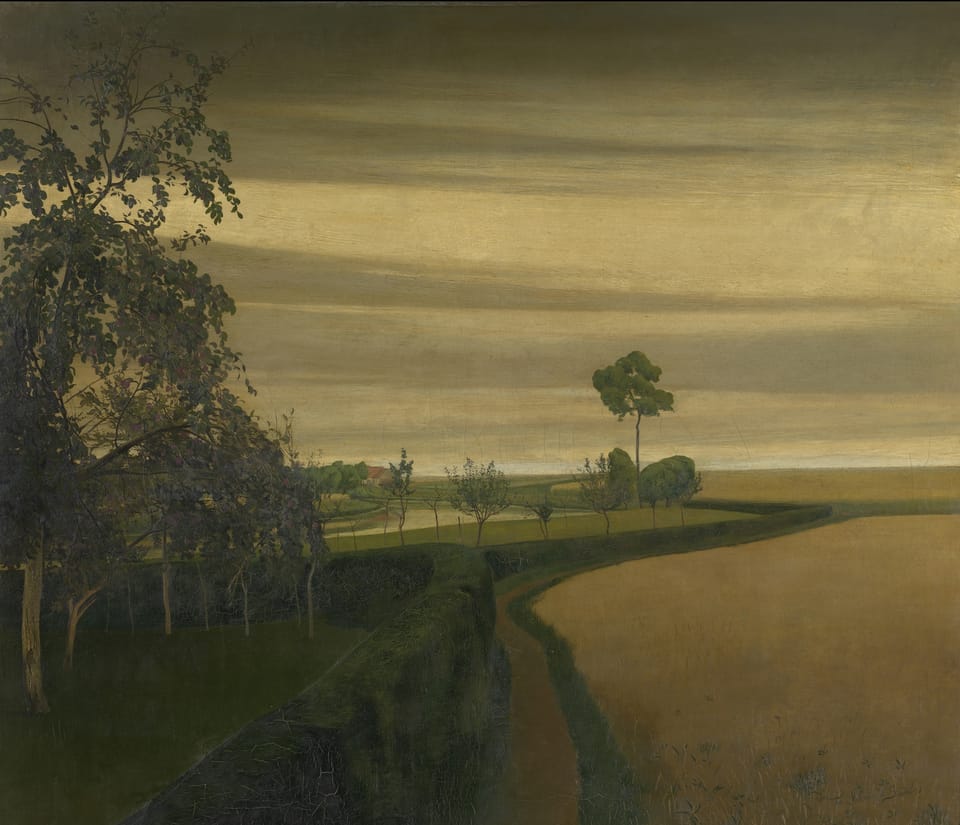 End of a Gloomy Day by Valerius De Saedeleer (via artvee.com)